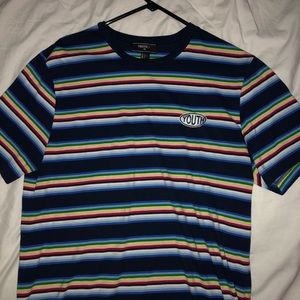 forever 21 striped shirt with patch 🍒